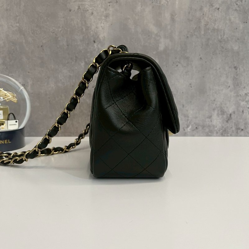 Chanel 黑金方胖 晶片款-3