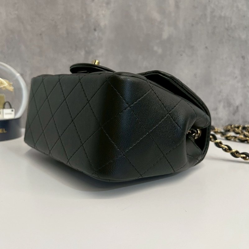 Chanel 黑金方胖 晶片款-5