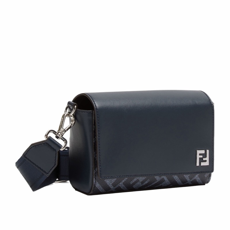 Fendi 男士 FF Squared緊湊型單肩包均碼碼17.5cm*6.5cm*12cm-1