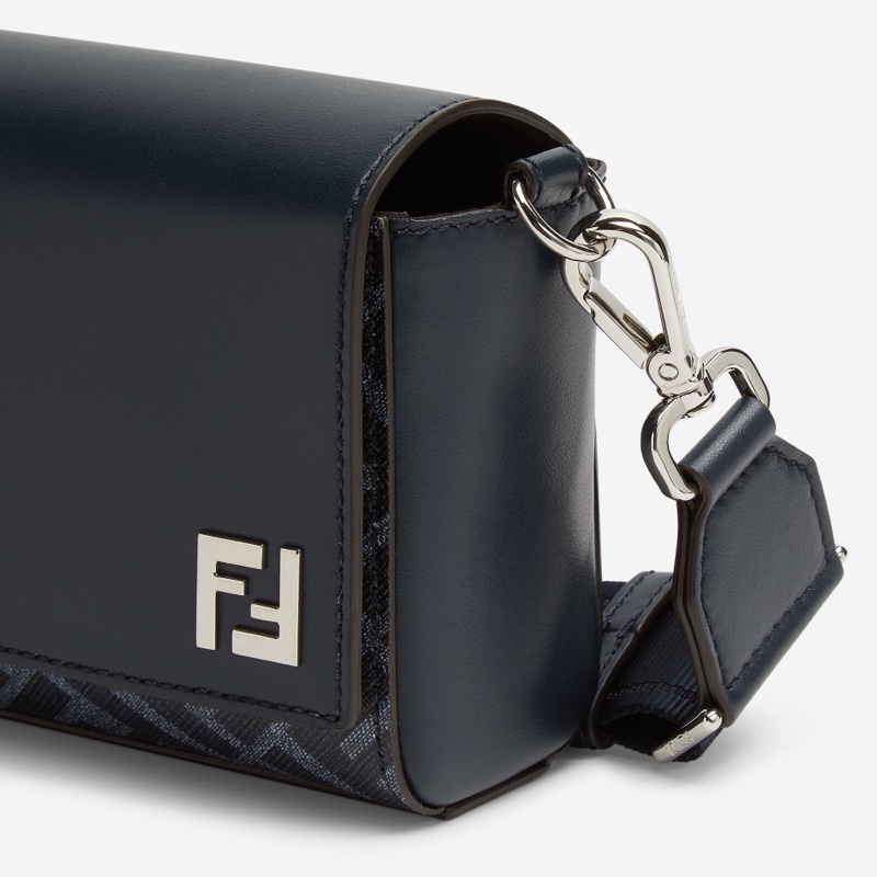 Fendi 男士 FF Squared緊湊型單肩包均碼碼17.5cm*6.5cm*12cm-4