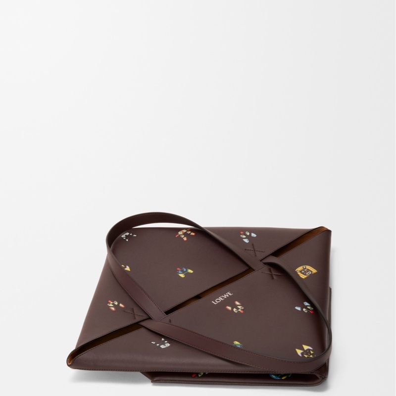 Loewe 女士 Cats XL 拼圖折疊手提包均碼碼42cm*18cm*41cm-2