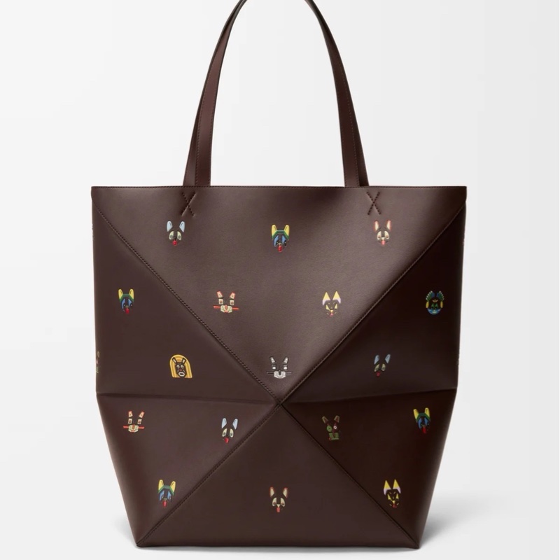 Loewe 女士 Cats XL 拼圖折疊手提包均碼碼42cm*18cm*41cm-4