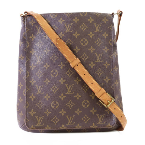 LOUIS VUITTON Monogram Musette金扣肩背袋