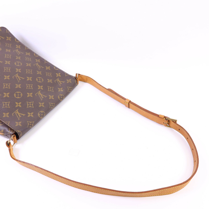 LOUIS VUITTON Monogram Musette金扣肩背袋-4