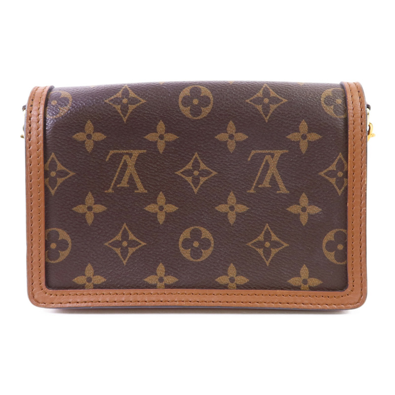 LOUIS VUITTON Monogram Reverse Dauphine金扣肩背袋-1