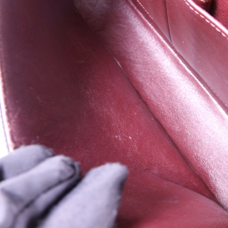 CHANEL 牛皮皮革Classic 25金扣鏈帶肩背袋-17