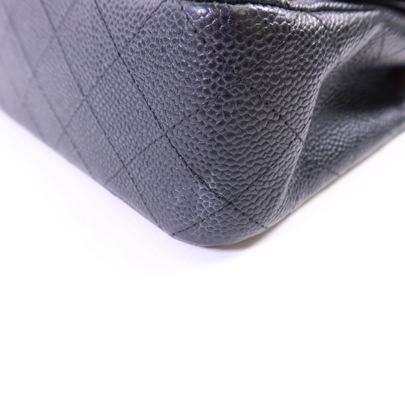 CHANEL 牛皮皮革Classic 25金扣鏈帶肩背袋-18