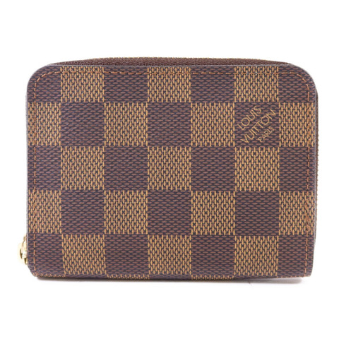 LOUIS VUITTON Damier Zippy Coin Purse金扣零錢包