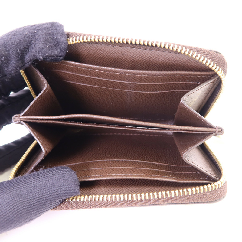 LOUIS VUITTON Damier Zippy Coin Purse金扣零錢包-4