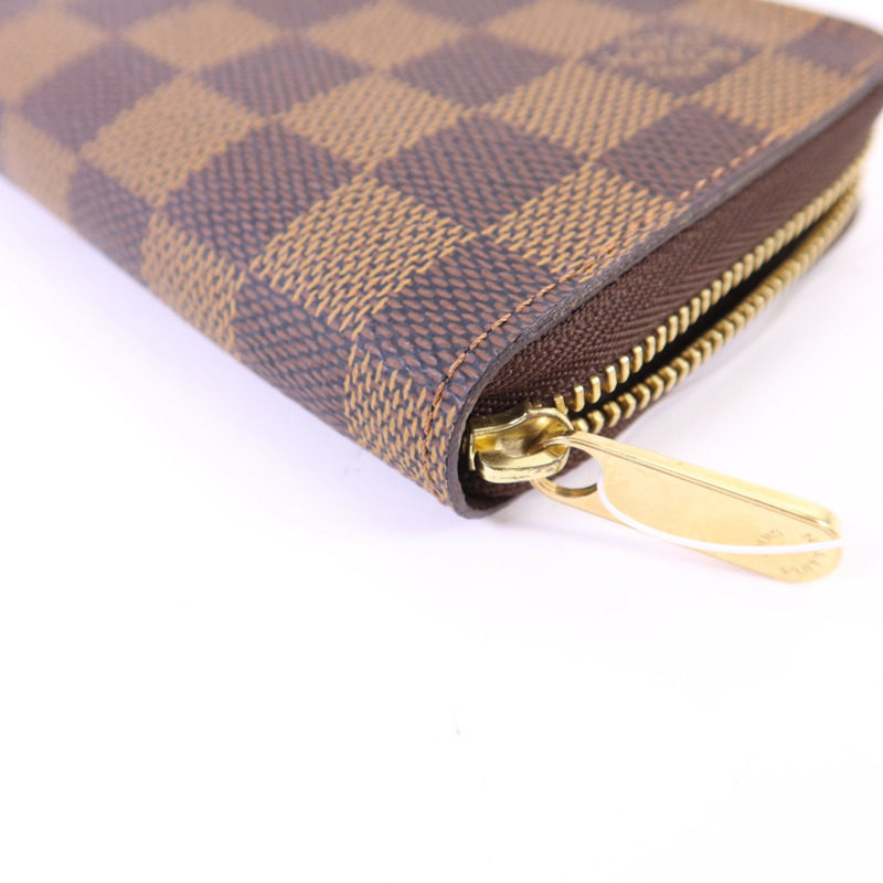 LOUIS VUITTON Damier Zippy Coin Purse金扣零錢包-9