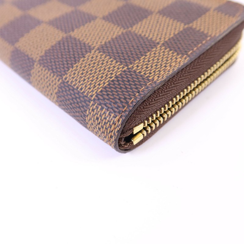 LOUIS VUITTON Damier Zippy Coin Purse金扣零錢包-10