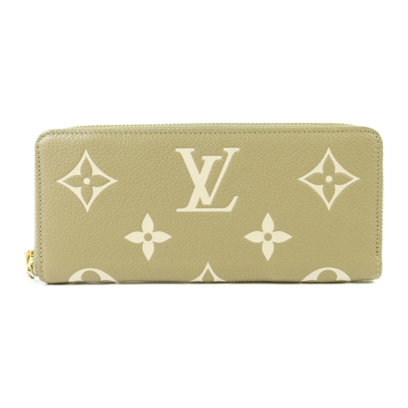 LOUIS VUITTON Monogram Empreinte Clemence Wallet金扣長錢包-0
