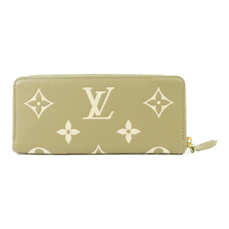 LOUIS VUITTON Monogram Empreinte Clemence Wallet金扣長錢包-1