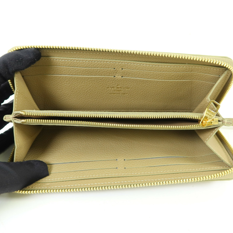 LOUIS VUITTON Monogram Empreinte Clemence Wallet金扣長錢包-4