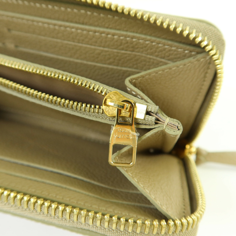 LOUIS VUITTON Monogram Empreinte Clemence Wallet金扣長錢包-6