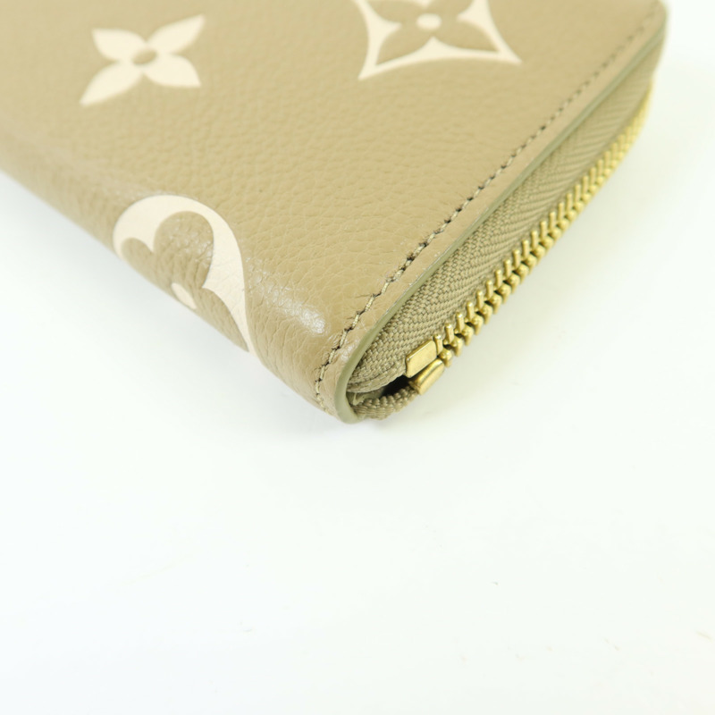 LOUIS VUITTON Monogram Empreinte Clemence Wallet金扣長錢包-9