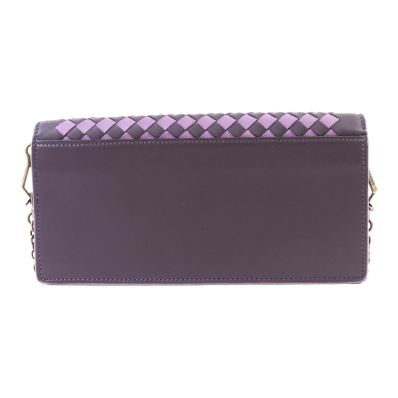 BOTTEGA VENETA 牛皮皮革Intrecciato Chain鏈帶肩背袋-1
