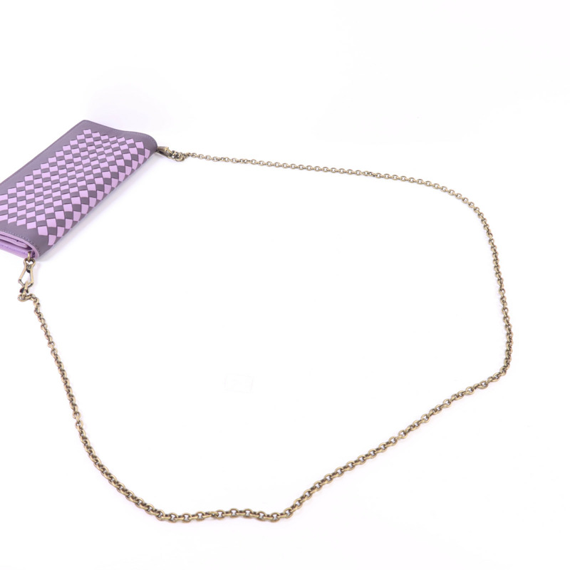 BOTTEGA VENETA 牛皮皮革Intrecciato Chain鏈帶肩背袋-4