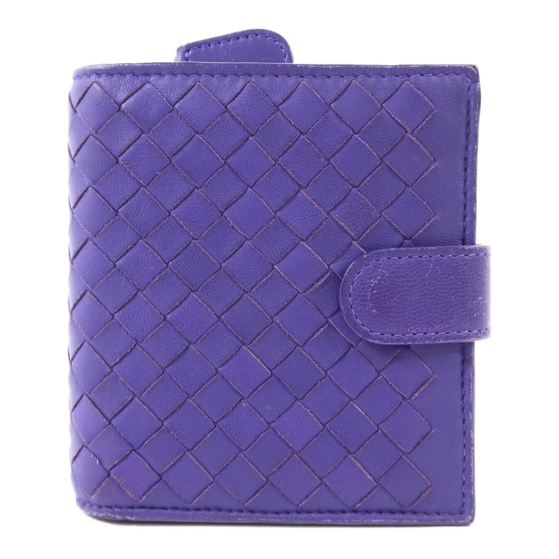BOTTEGA VENETA 羊皮皮革W Snap Wallet金扣錢包-0