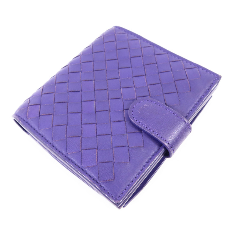 BOTTEGA VENETA 羊皮皮革W Snap Wallet金扣錢包-2