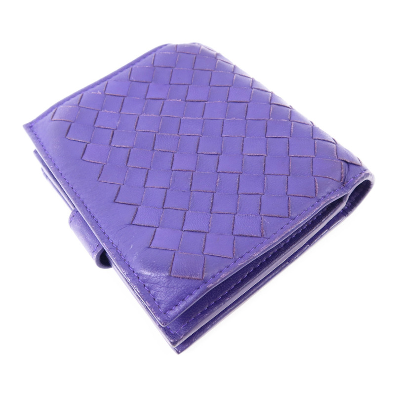 BOTTEGA VENETA 羊皮皮革W Snap Wallet金扣錢包-3