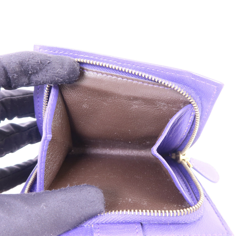 BOTTEGA VENETA 羊皮皮革W Snap Wallet金扣錢包-6