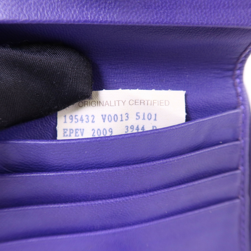 BOTTEGA VENETA 羊皮皮革W Snap Wallet金扣錢包-9