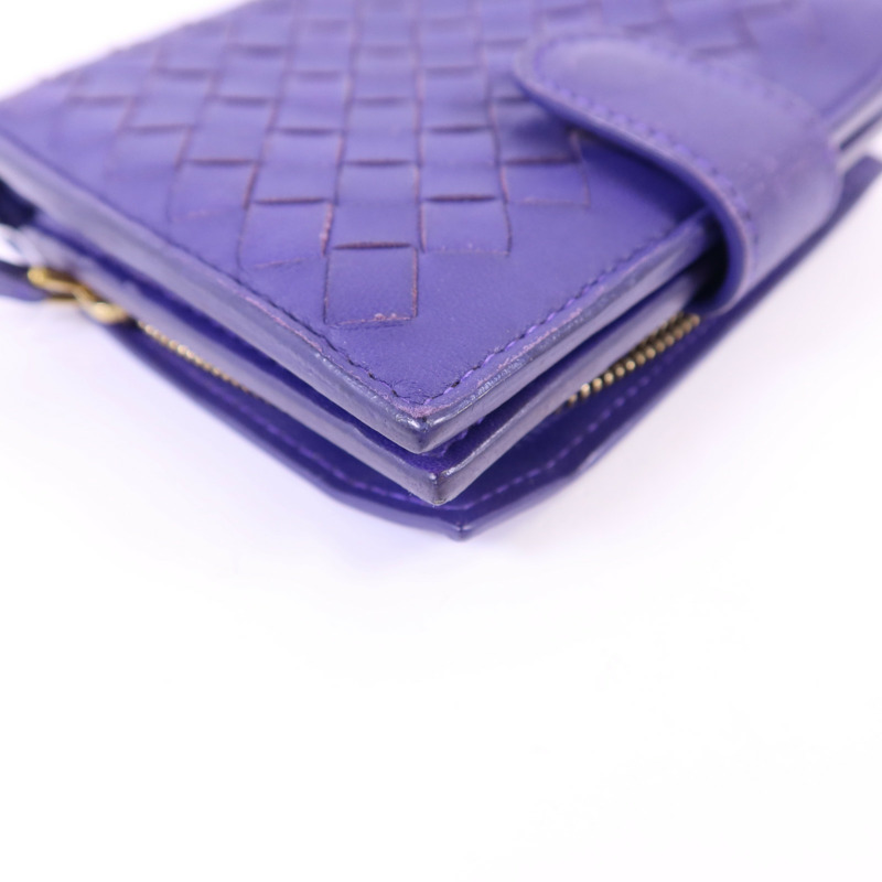 BOTTEGA VENETA 羊皮皮革W Snap Wallet金扣錢包-12