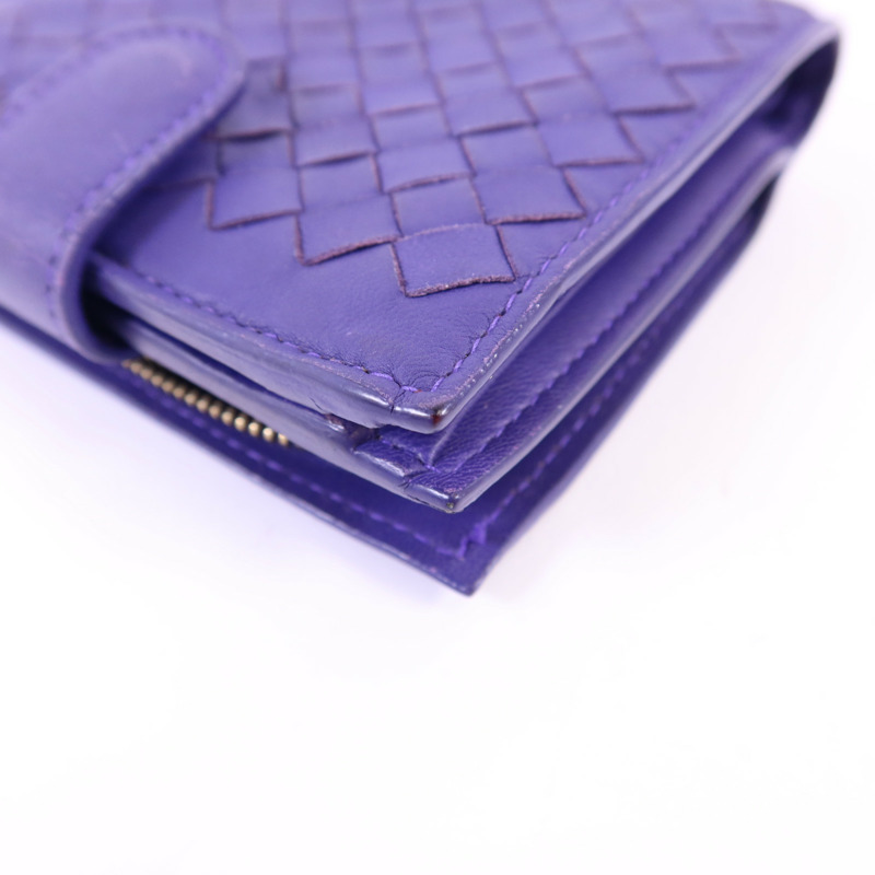 BOTTEGA VENETA 羊皮皮革W Snap Wallet金扣錢包-13