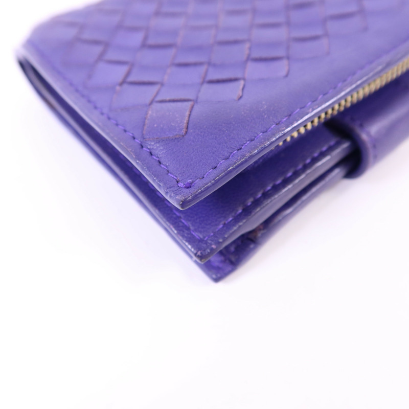 BOTTEGA VENETA 羊皮皮革W Snap Wallet金扣錢包-15