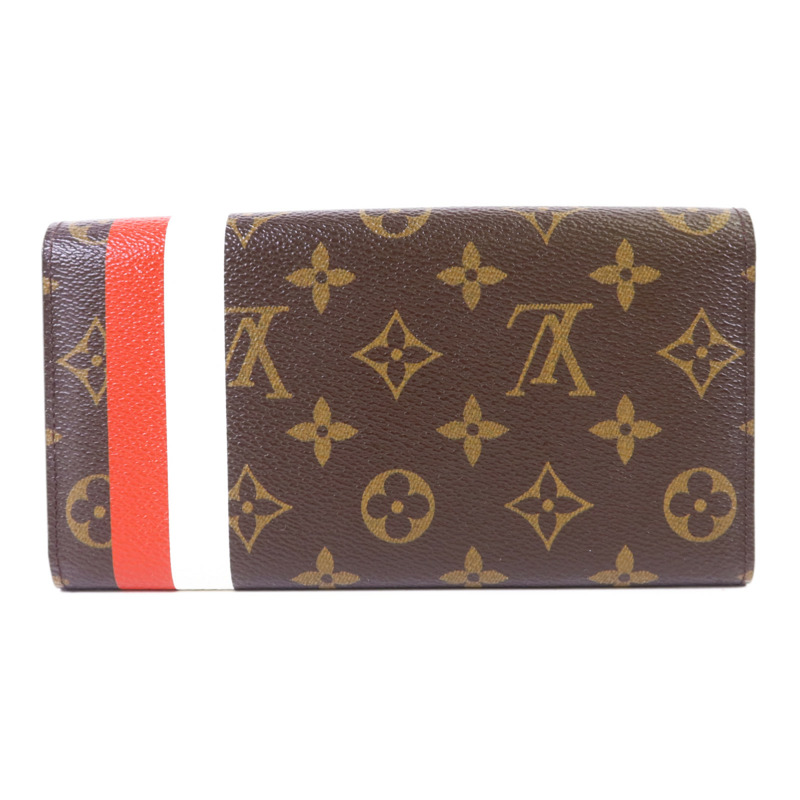 LOUIS VUITTON Monogram Groom Portrfeuille Sarah金扣長錢包-1