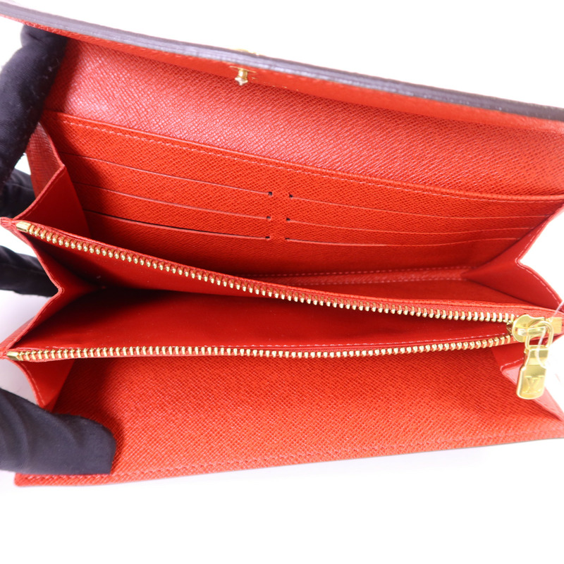 LOUIS VUITTON Monogram Groom Portrfeuille Sarah金扣長錢包-4