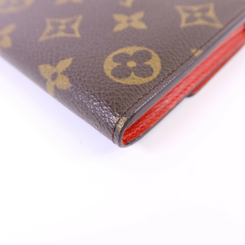LOUIS VUITTON Monogram Groom Portrfeuille Sarah金扣長錢包-12