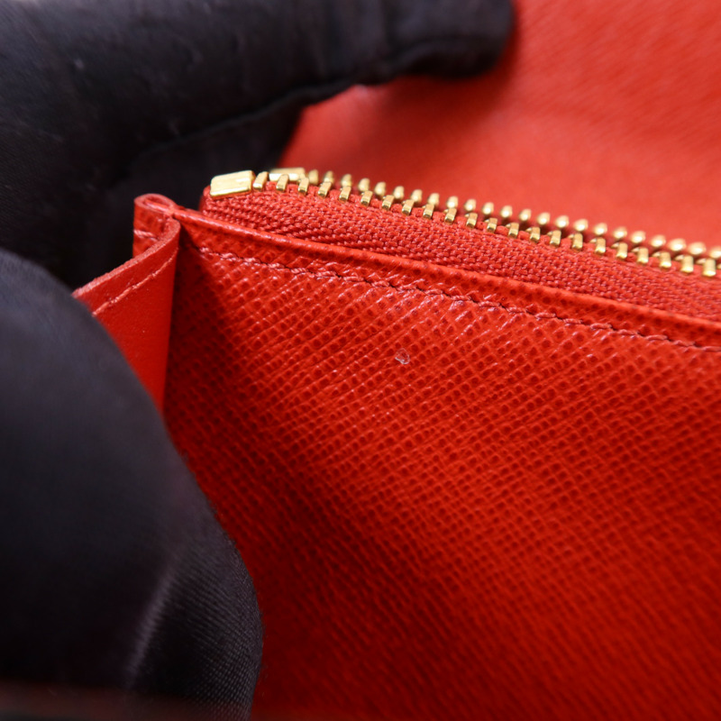 LOUIS VUITTON Monogram Groom Portrfeuille Sarah金扣長錢包-16