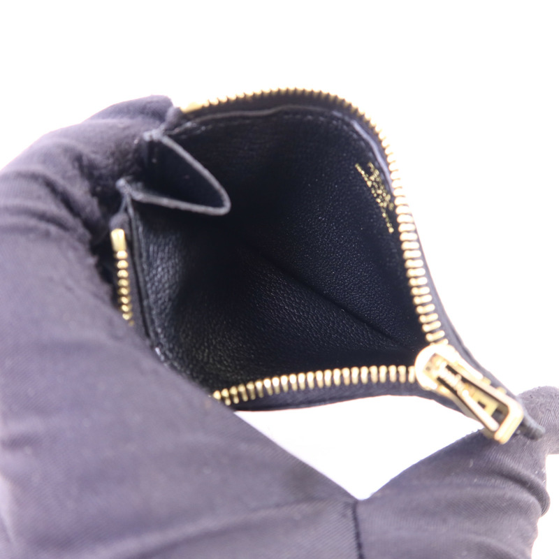 HERMES Chevre皮革Roulis Slim Wallet金扣錢包Noir-11