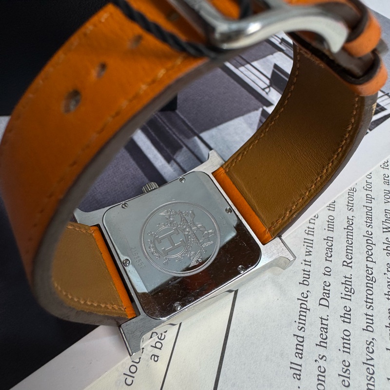 Hermès 橙色腕錶-3