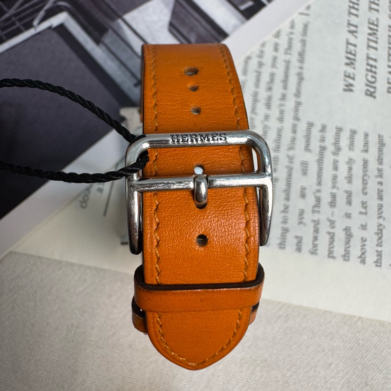 Hermès 橙色腕錶-4