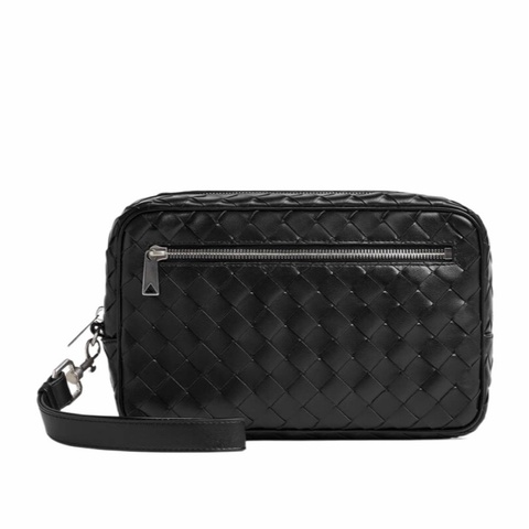 Bottega Veneta 男士 編織細節手拿包均碼碼25cm*6.5cm*15.5cm