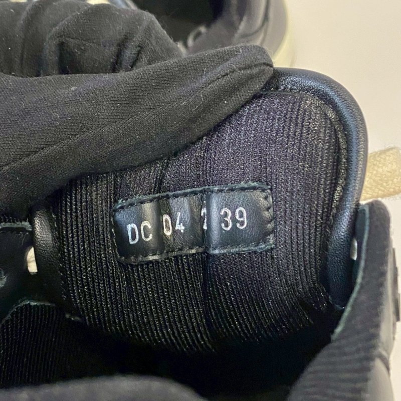 Dior B27 Uptown 緹花 黑色光滑 小牛皮 低筒 39號 運動鞋-8