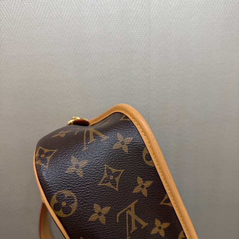 LV 原花Diane金釦手提肩斜背包M45985-10