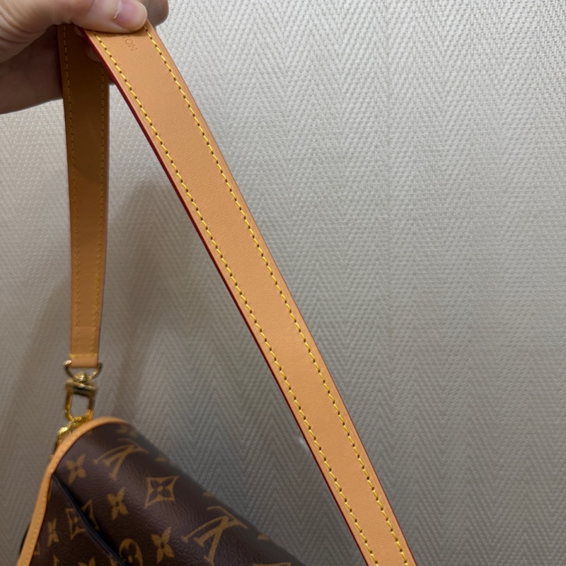 LV 原花Diane金釦手提肩斜背包M45985-20