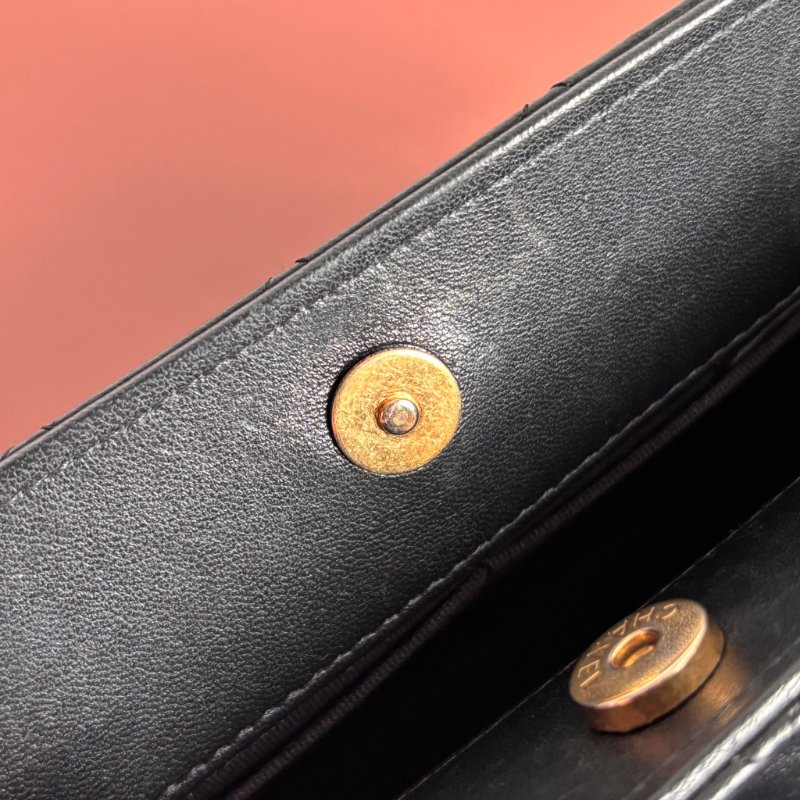 ::CHANEL:: AP3429 黑色經典菱格紋皮革金獅頭吊飾肩背包 鏈包 肩背鏈包 手提包-35