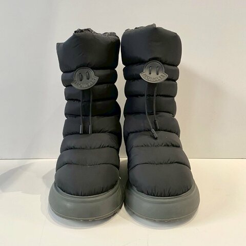 Moncler Gaia雪靴 羽絨 黑色 踝靴 短靴 39號
