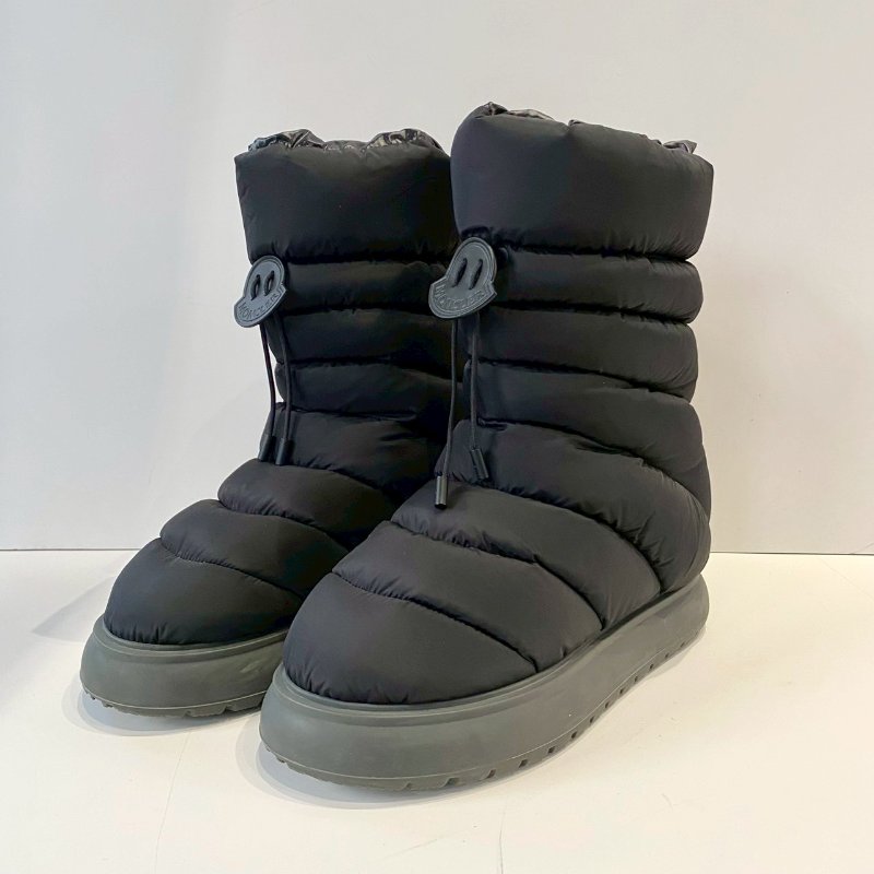 Moncler Gaia雪靴 羽絨 黑色 踝靴 短靴 39號-1