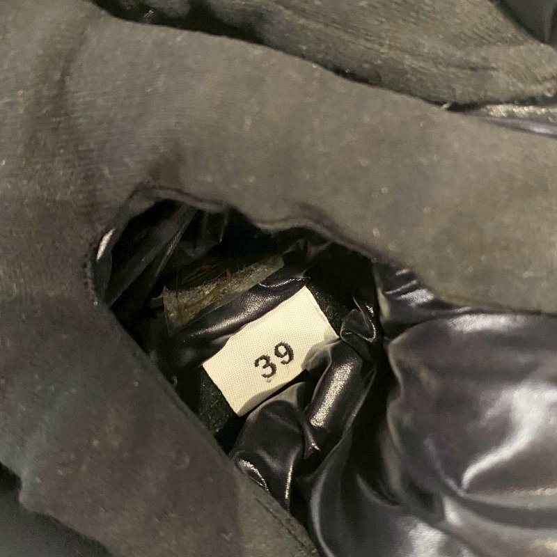 Moncler Gaia雪靴 羽絨 黑色 踝靴 短靴 39號-5