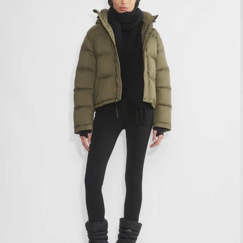 Moncler Gaia雪靴 羽絨 黑色 踝靴 短靴 39號-9
