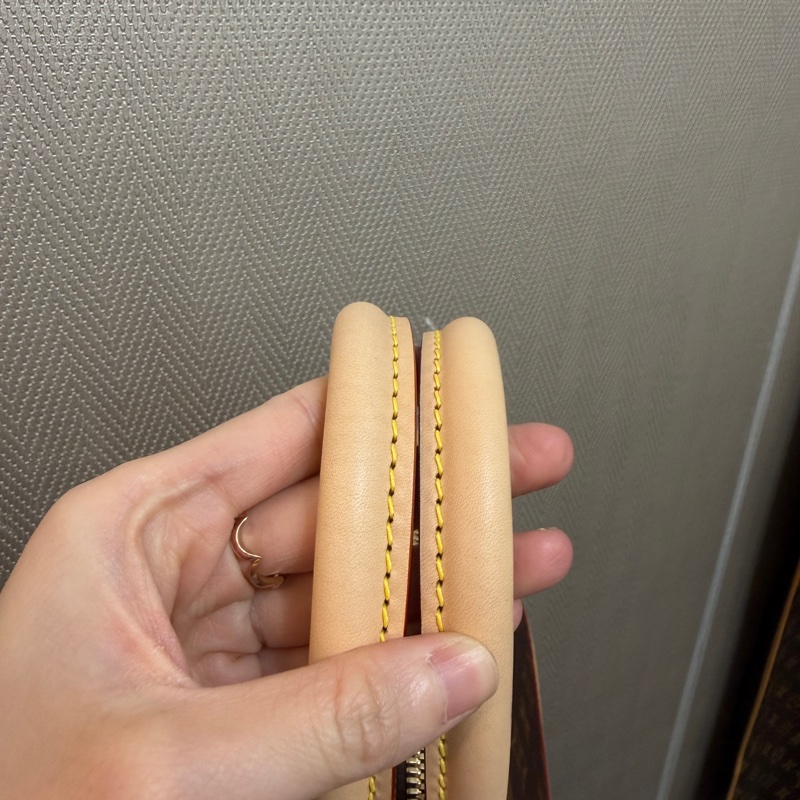 LV 原花金釦Alma BB手提斜背貝殼包M46990-8