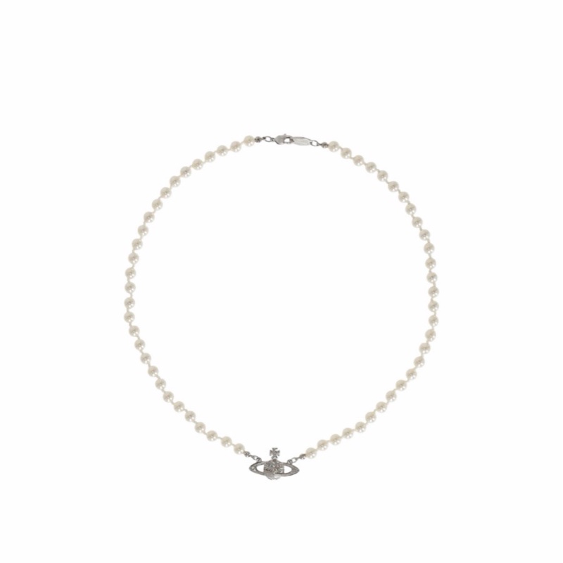 Vivienne Westwood 女士 土星吊飾珠飾項鍊均碼碼-4