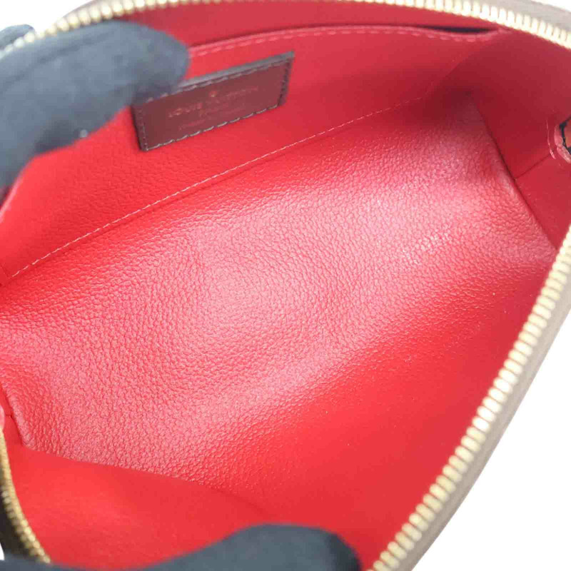 棕色 棋盤格帆布 Pochette Cosmetique PM 化妝包 手拿包 N47516【LOUIS VUITTON LV 路易威登】 N47516-4