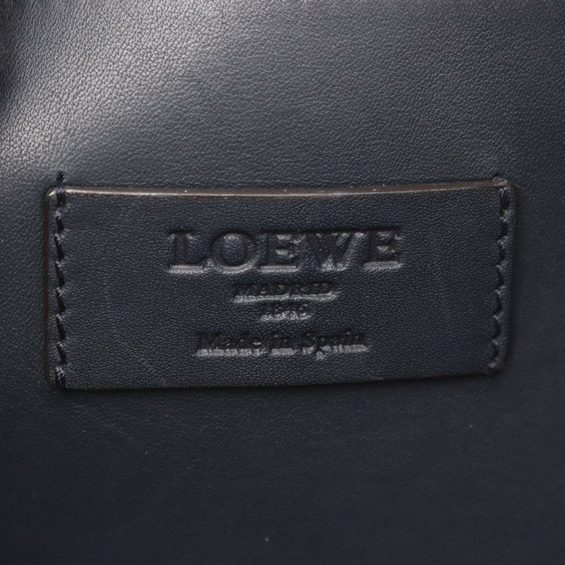 LOEWE Sophia Anagram 斜背單肩包 312.75.H80 皮革 灰色 米色 二手-3